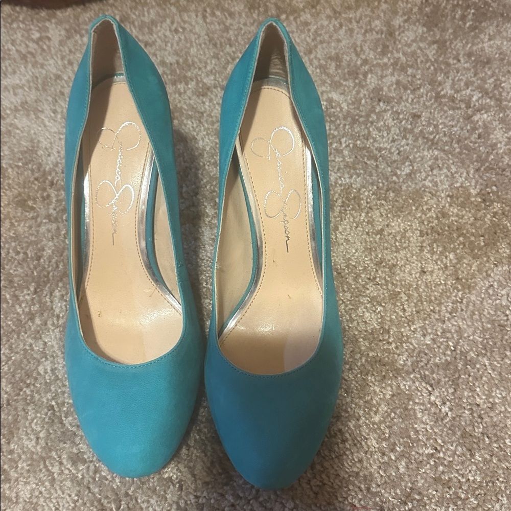 Jessica Simpson Aqua Pumps
